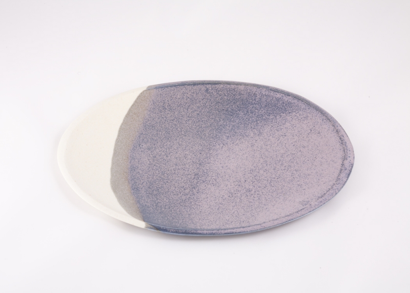 Lavender Blue dessert plate
